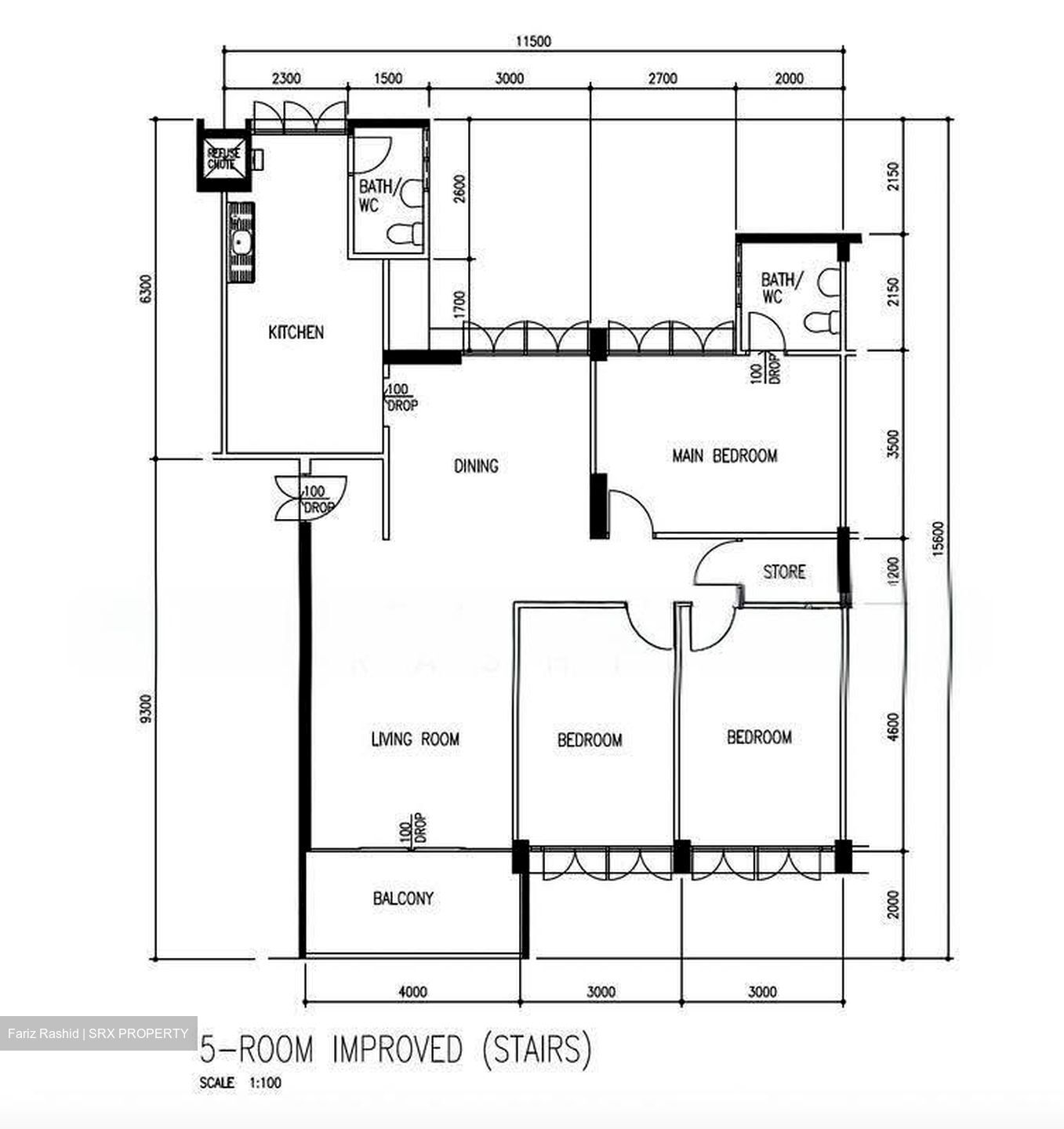 Blk 101 Eunos Vista (Bedok), HDB 5 Rooms #631598591